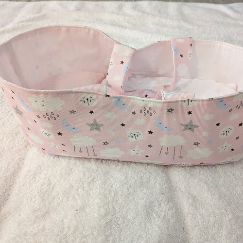 Couffin souple pour poupée poupon corolle 30 cm
