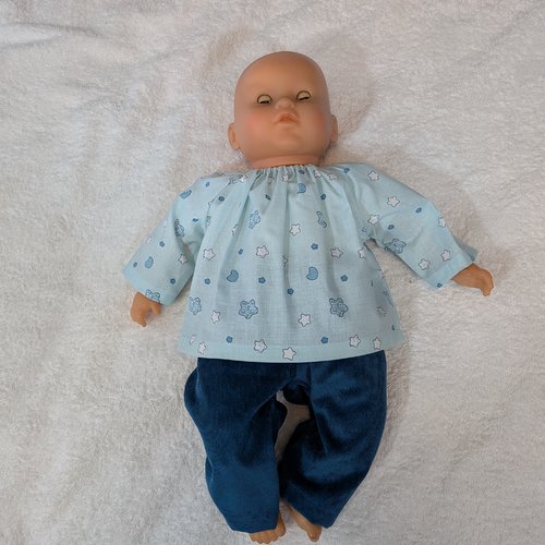 Vêtements habits poupée poupon corolle 42 cm interactif lila chérie