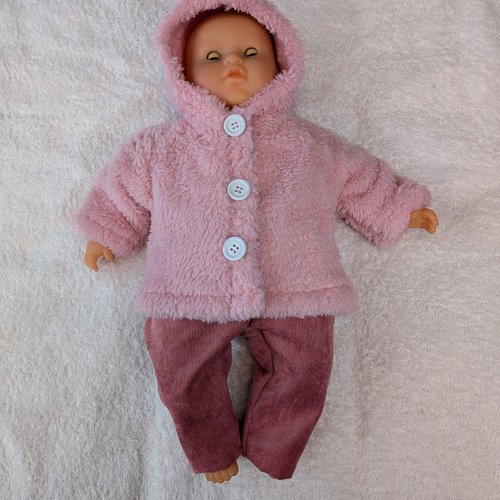 Vêtements habits poupée poupon corolle 42 cm interactif lila chérie