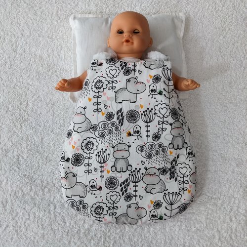 Gigoteuse turbulette sac de couchage poupée poupon corolle 30 cm paola reina 34 cm 28 cm