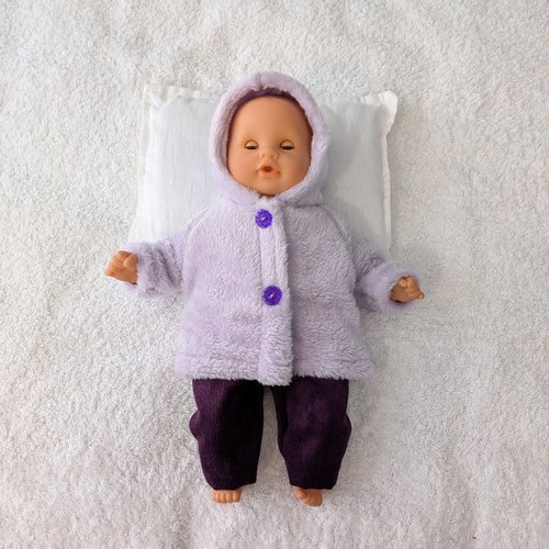 Vêtements habits poupée poupon corolle 30 cm manteau