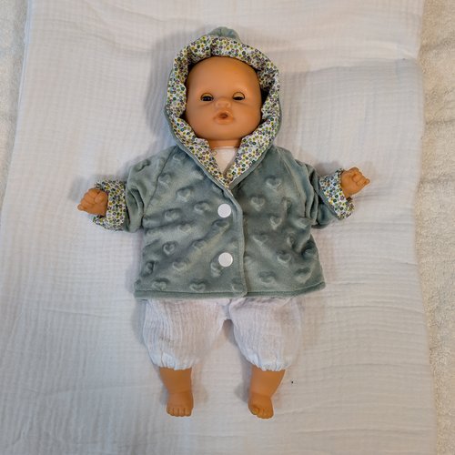 Vêtements habits manteau pour poupée poupon corolle 30 cm