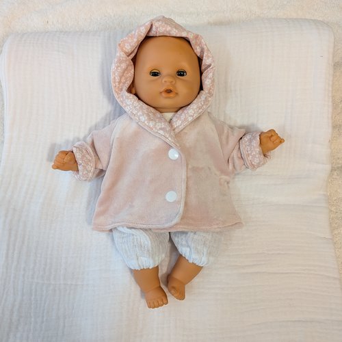 Vêtements habits manteau pour poupée poupon corolle 30 cm