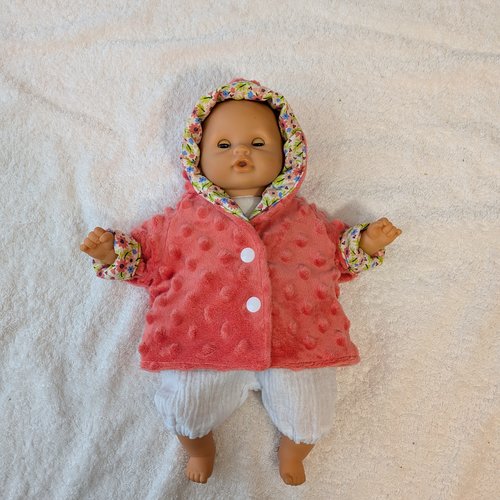 Vêtements habits manteau pour poupée poupon corolle 30 cm