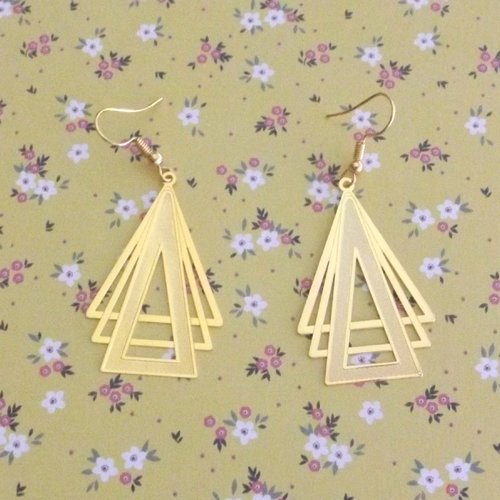 Boucles d'oreilles "triangle"