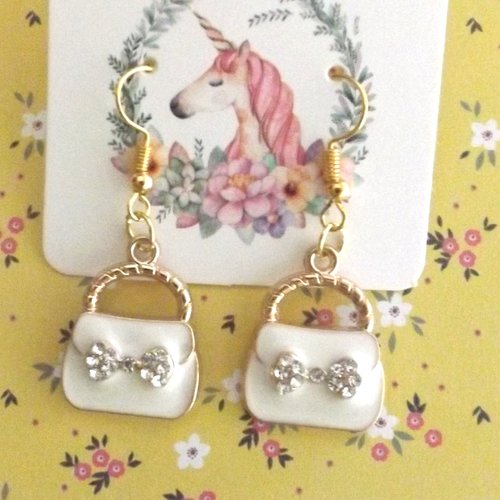 Boucles d'oreilles "petits sacs"