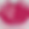 Faire-part noeud et coeur (modéle aiyana), cercles concentrique personnalisable rose, fuschia, blanc pour  baptéme, naissance 