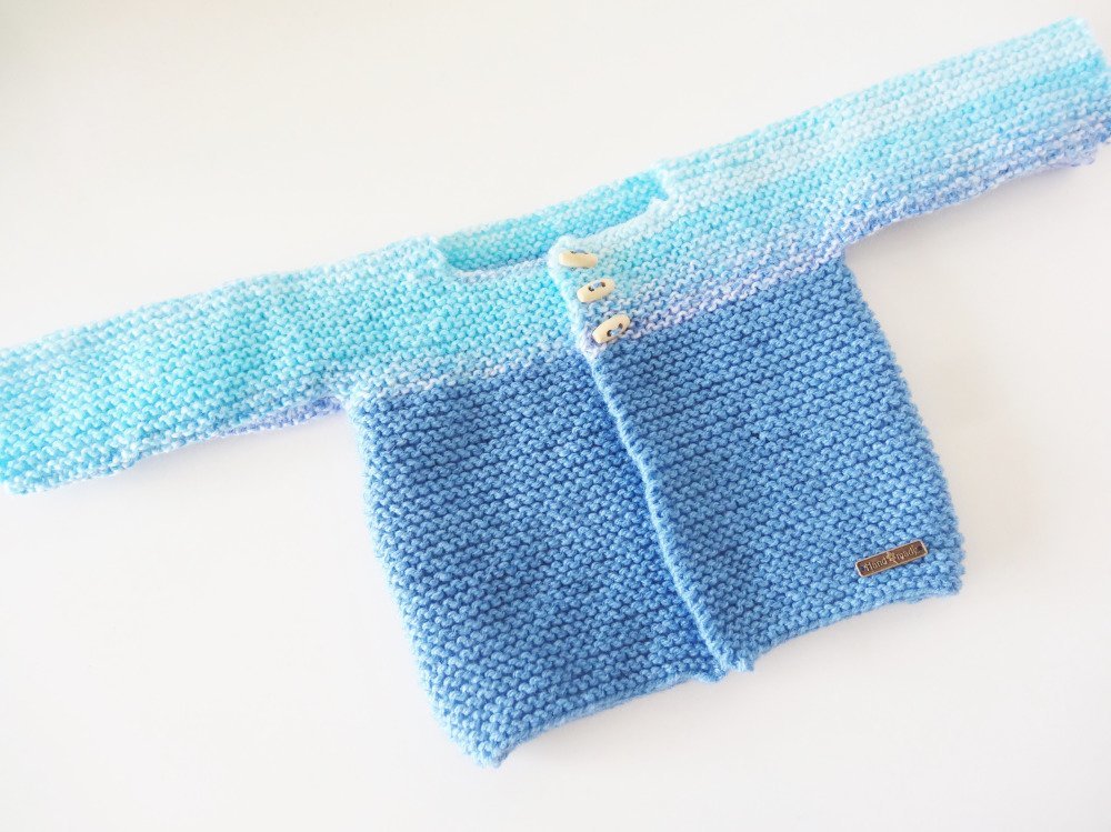 Gilet En Laine Tricot Brassiere Pour Bebe De 0 3 Mois Un Grand Marche