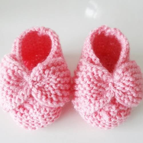 Chaussons En Laine Bebe Chaussons Bebe Tricot Un Grand Marche