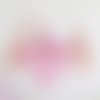 Doudou lapinou rose étoilé - bébé couture