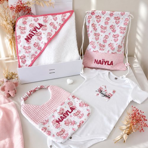 Coffret naissance personnalisé premium