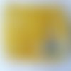 Trousse de rangement plate "from paris" - fond jaune moulin rouge