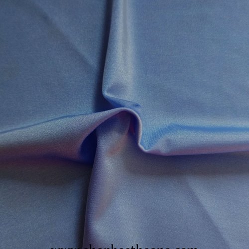 Coupon de tissu maille jersey synthétique stretch (tissu maillot de bain, yoga..) - 25 x 25 cm - bleu