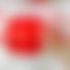 Ruban de satin simple face- 3 mm x 1 m - rouge