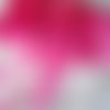 Ruban de satin - 6 mm x 1 m - rose verveine - simple face - pour scrapbooking, décoration, couture...