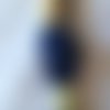 Fil à broder - équivalent n° dmc 336 bleu indigo - écheveau de coton mouliné pour broderie - 8 m - 6 brins