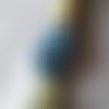 Fil à broder - équivalent n° dmc 518 bleu nattier - écheveau de coton mouliné pour broderie - 8 m - 6 brins