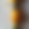 Fil à broder - équivalent n° dmc 725 jaune bouton d'or - écheveau de coton mouliné pour broderie - 8 m - 6 brins