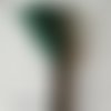 Fil à broder - équivalent n° dmc 561 vert cyprès - écheveau de coton mouliné pour broderie - 8 m - 6 brins