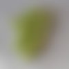 Perle ronde en plastique - 5-6 mm - vert tilleul