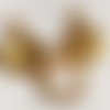 Support pour médaillon "montre à gousset" - base pour cabochon 20 mm - doré