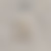 Mini bouton rond en plastique - 6 mm - blanc
