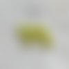 Mini bouton carré en plastique - 5 mm - vert