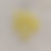 Mini bouton rond en plastique - 6 mm - jaune