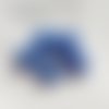 Mini bouton rond en plastique - 6 mm - bleu foncé