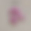 Mini bouton rond en plastique - 6 mm - violet