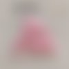 Mini bouton rond en plastique - 9 mm - rose bébé