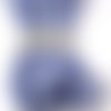 Fil à broder - équivalent n° dmc 793 bleuet - écheveau de coton mouliné pour broderie - 8 m - 6 brins
