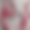 Cordon de suédine - 2,5 mm x 1,5 mm x 95 cm - rose clair