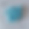 Cabochon strass demi-perle ovale à coller - 6 x 4 mm - bleu glace