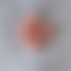 Cabochon strass demi-perle ovale à coller - 6 x 4 mm - rose des sables