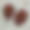 Ecusson patch brodé applique tête de mort calavera motif floral - 7,2 cm x 5,3 cm (à coudre ou repasser) - rose