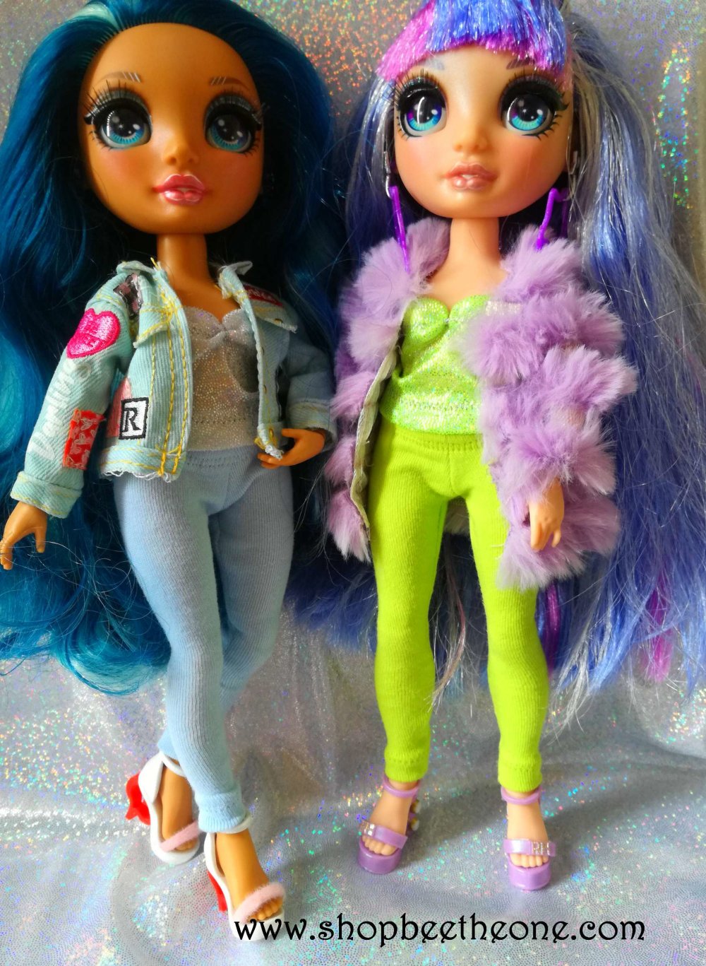 Pantacourt pour poupées Rainbow High - Violet/vert - Collection Cosplay  Club - par Bee the One