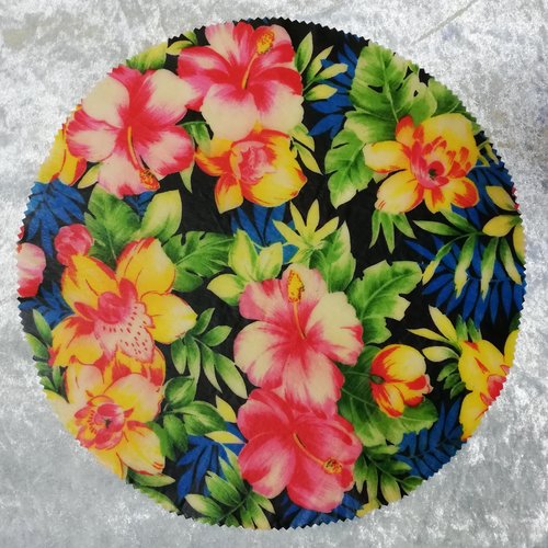 Lot bee wrap tropical rond.