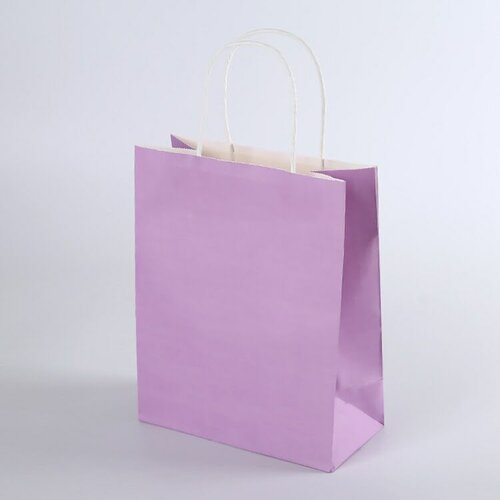 Sacs en papier de partie avec poignées sac cadeau en papier violet