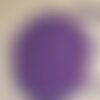 Sac pochette    rond bandoulière fait-main au crochet  coton  violet