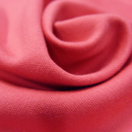 Tissu maille sweatshirt rouge pomme - 50x114cm