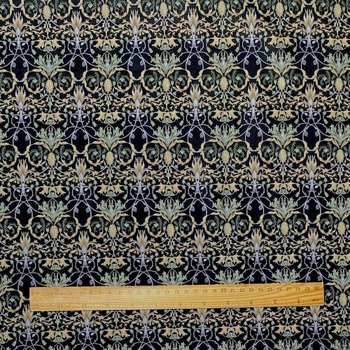 Tissu coton lawn japonais – suikazura e – 110x50cm