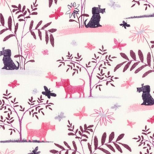 Liberty tana lawn plum dog a - 136x25cm