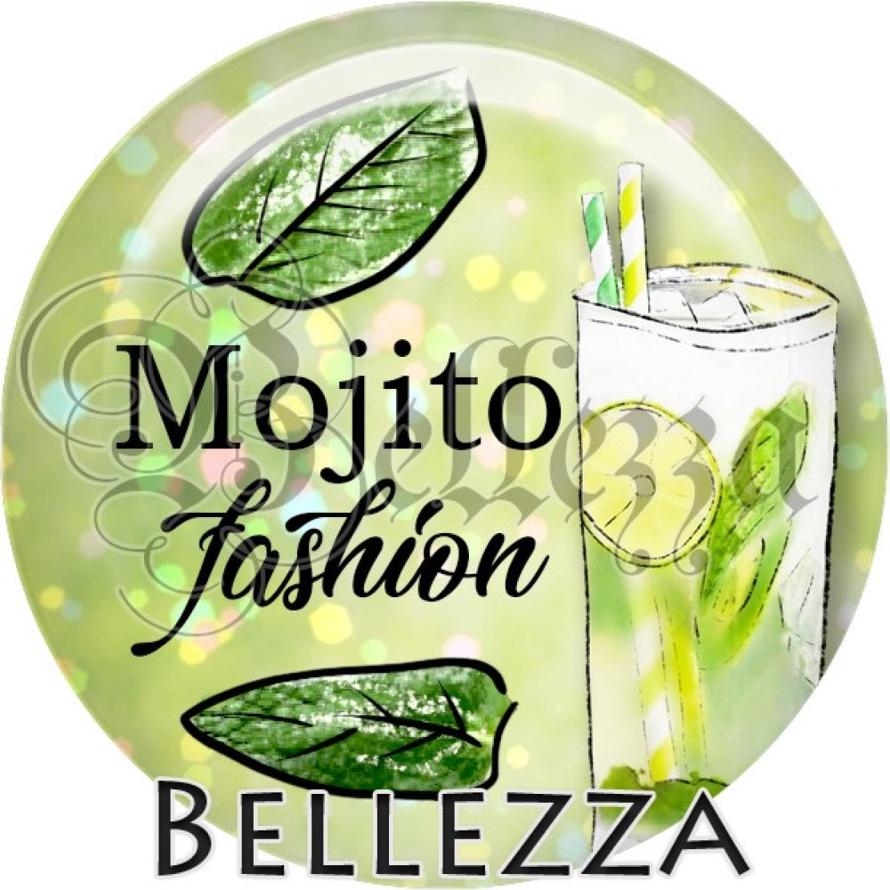 Cabochon Resine 25mm Ete Mojito Feuilles De Menthe Mojito Fashion Un Grand Marche