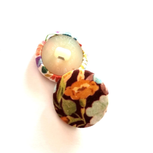 Bouton liberty classic meadow chocolate vendu à l'unité