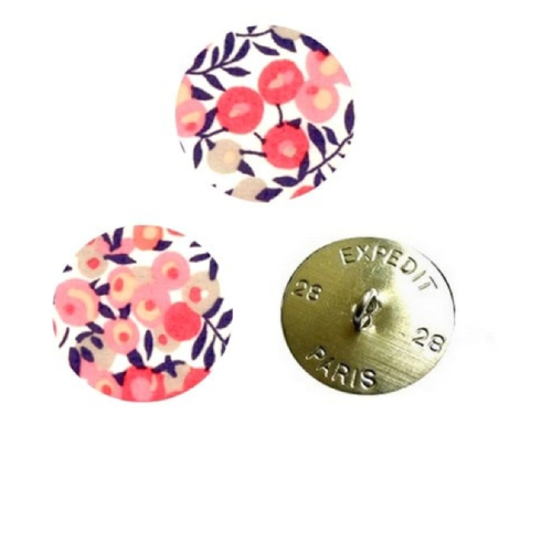 Bouton liberty wiltshire d pois de senteur vendu à l'unité