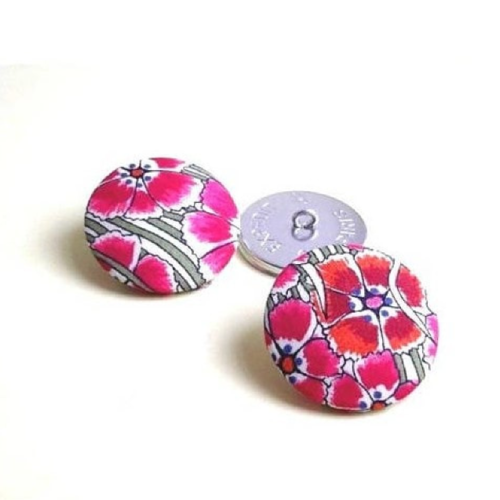 Bouton liberty elie ruth fuchsia vendu à l'unité