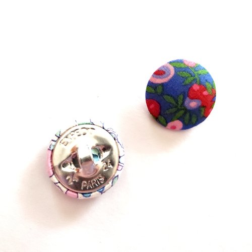 Bouton liberty wiltshire bio c cobalt vendu à l'unité