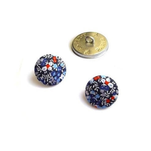 Bouton liberty wilmslow berry bleu vendu à l'unité