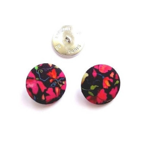 Bouton liberty victoria virginia a fuchsia vendu à l'unité